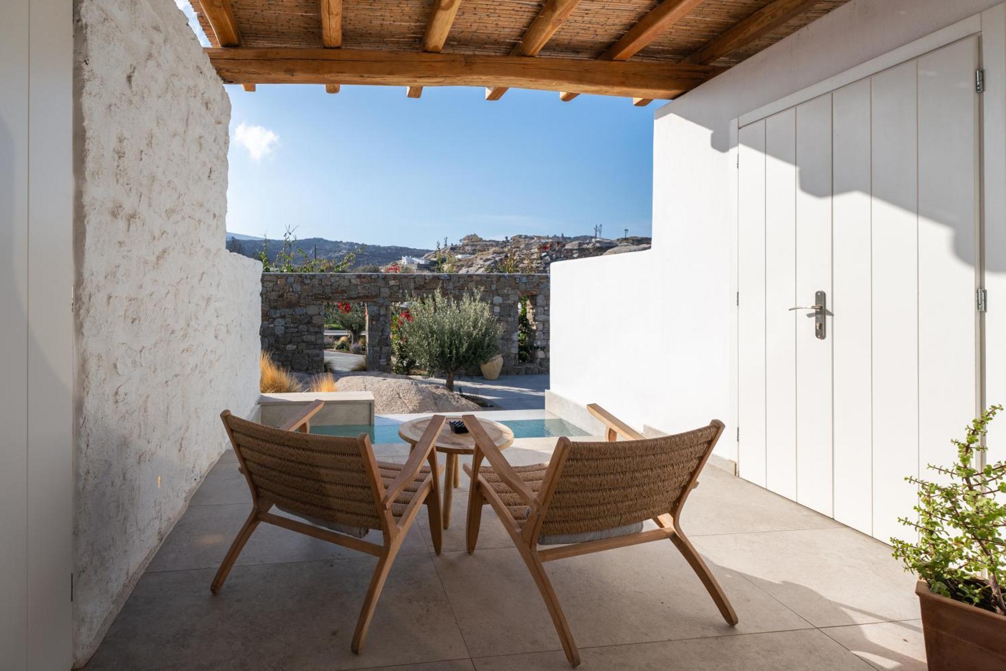 Oliving Mykonos Luxury Suites Klouvas Buitenkant foto