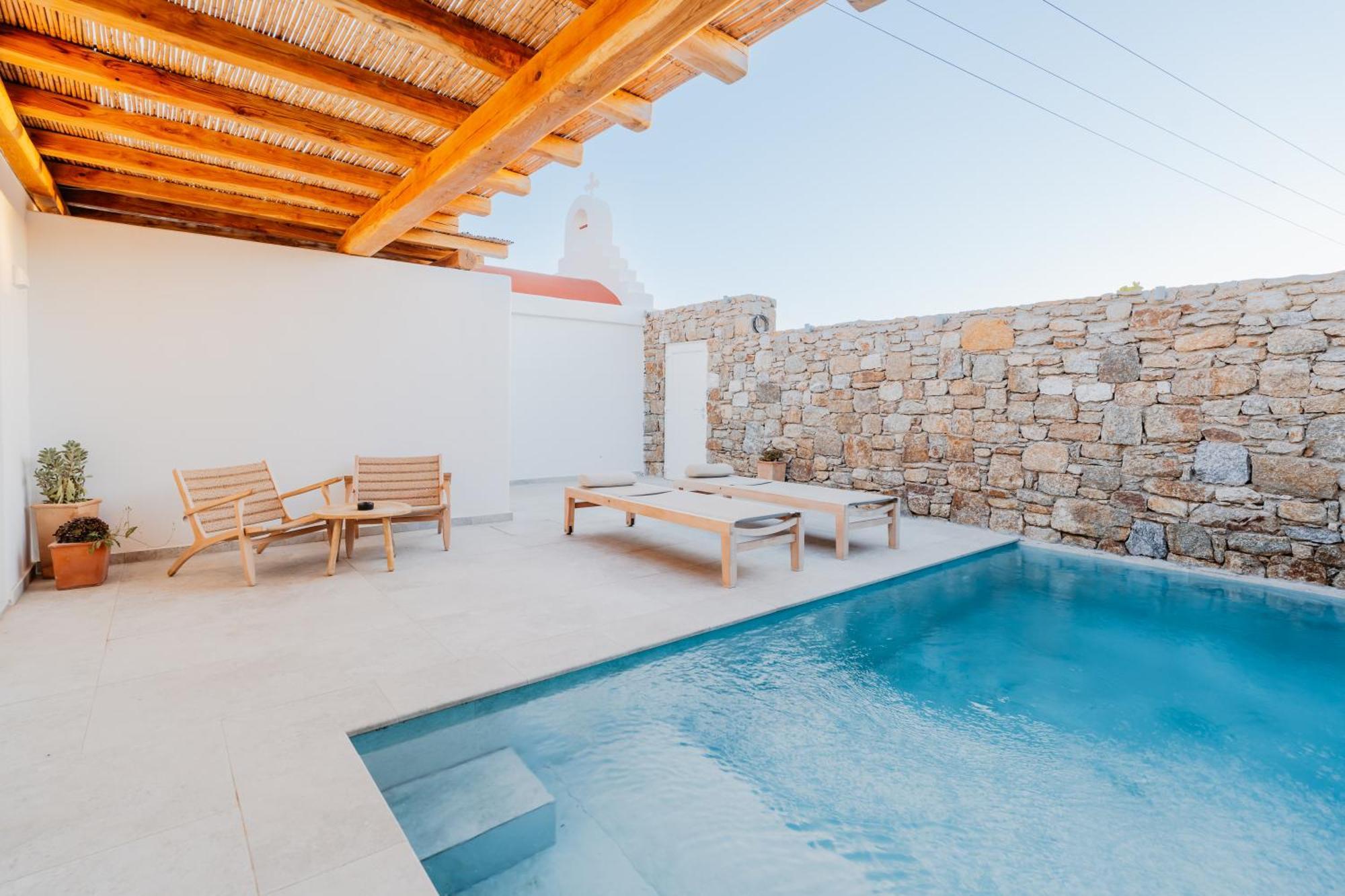 Oliving Mykonos Luxury Suites Klouvas Buitenkant foto