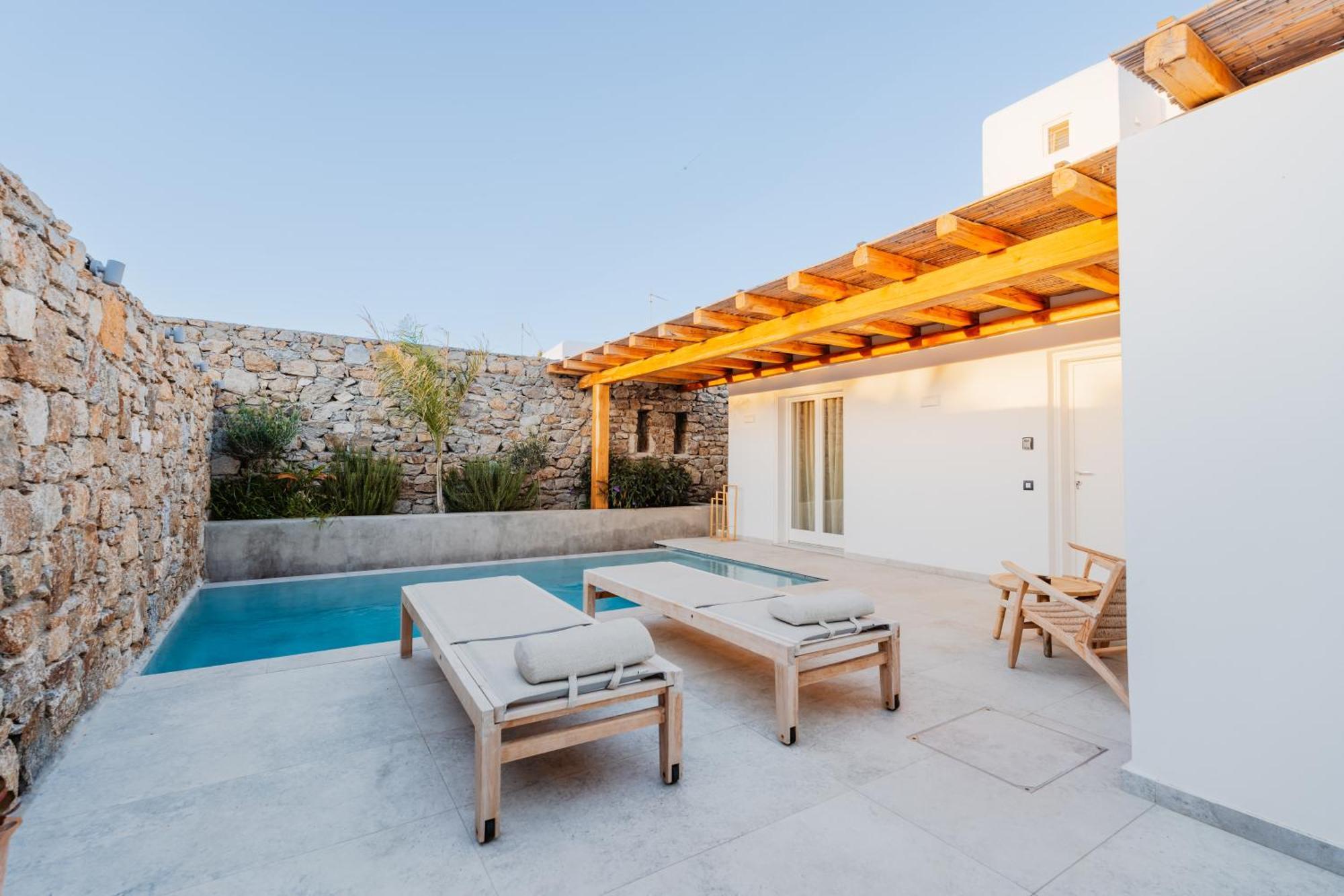 Oliving Mykonos Luxury Suites Klouvas Buitenkant foto