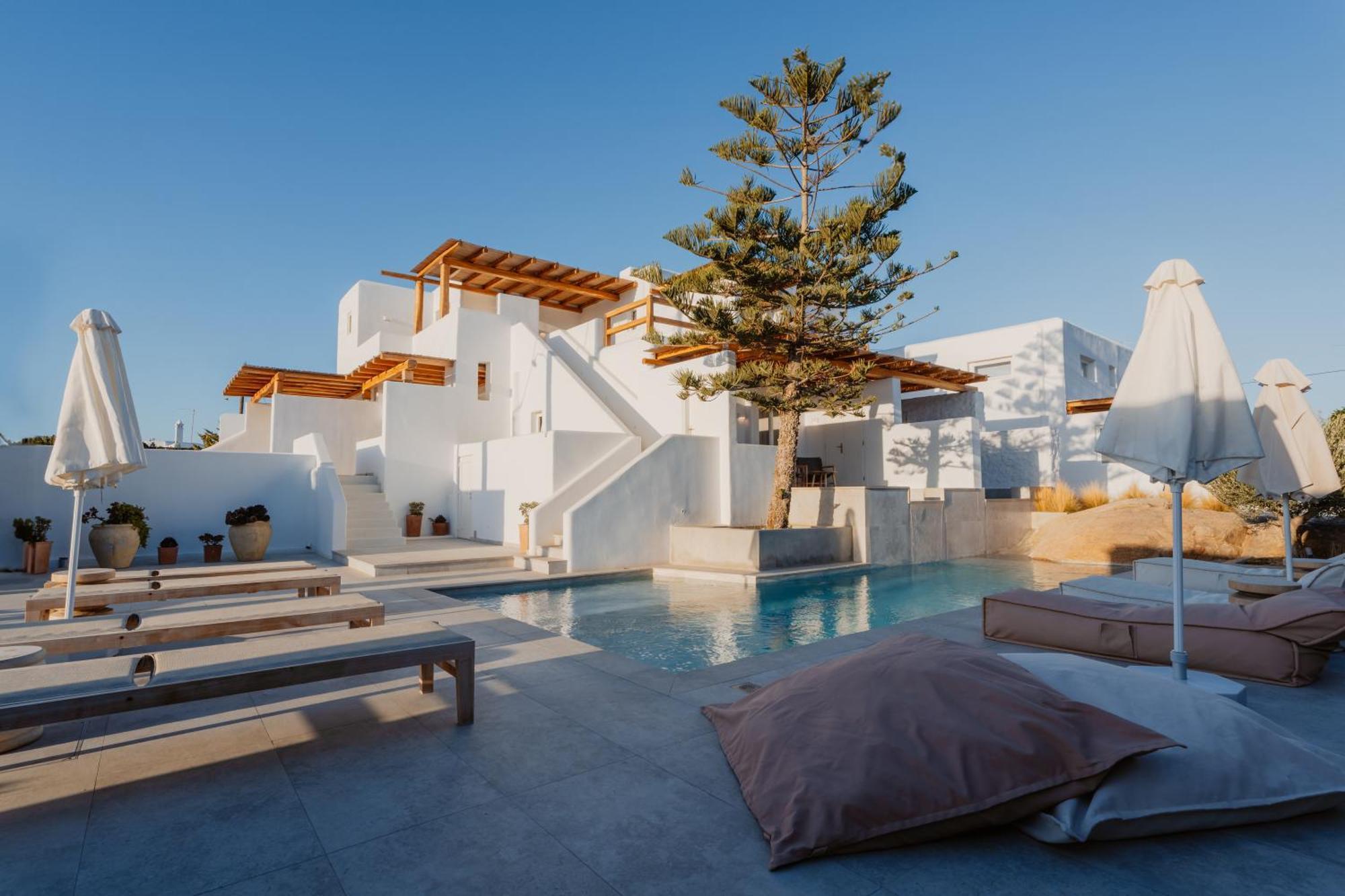 Oliving Mykonos Luxury Suites Klouvas Buitenkant foto