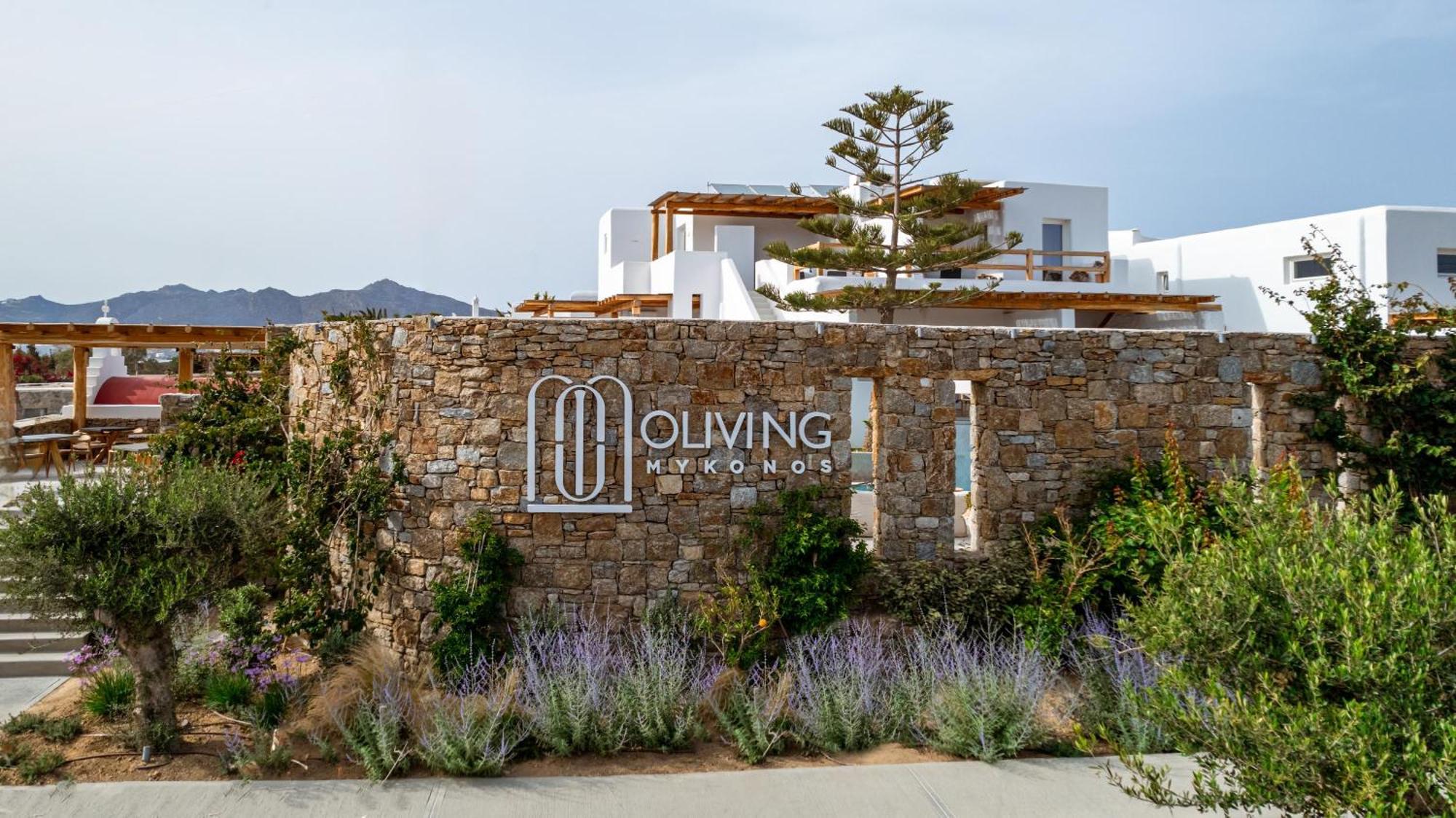 Oliving Mykonos Luxury Suites Klouvas Buitenkant foto