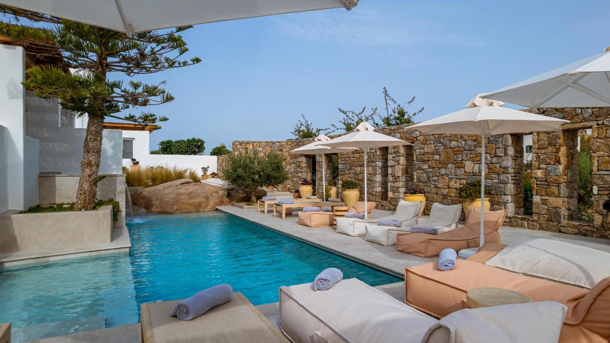 Oliving Mykonos Luxury Suites Klouvas Buitenkant foto