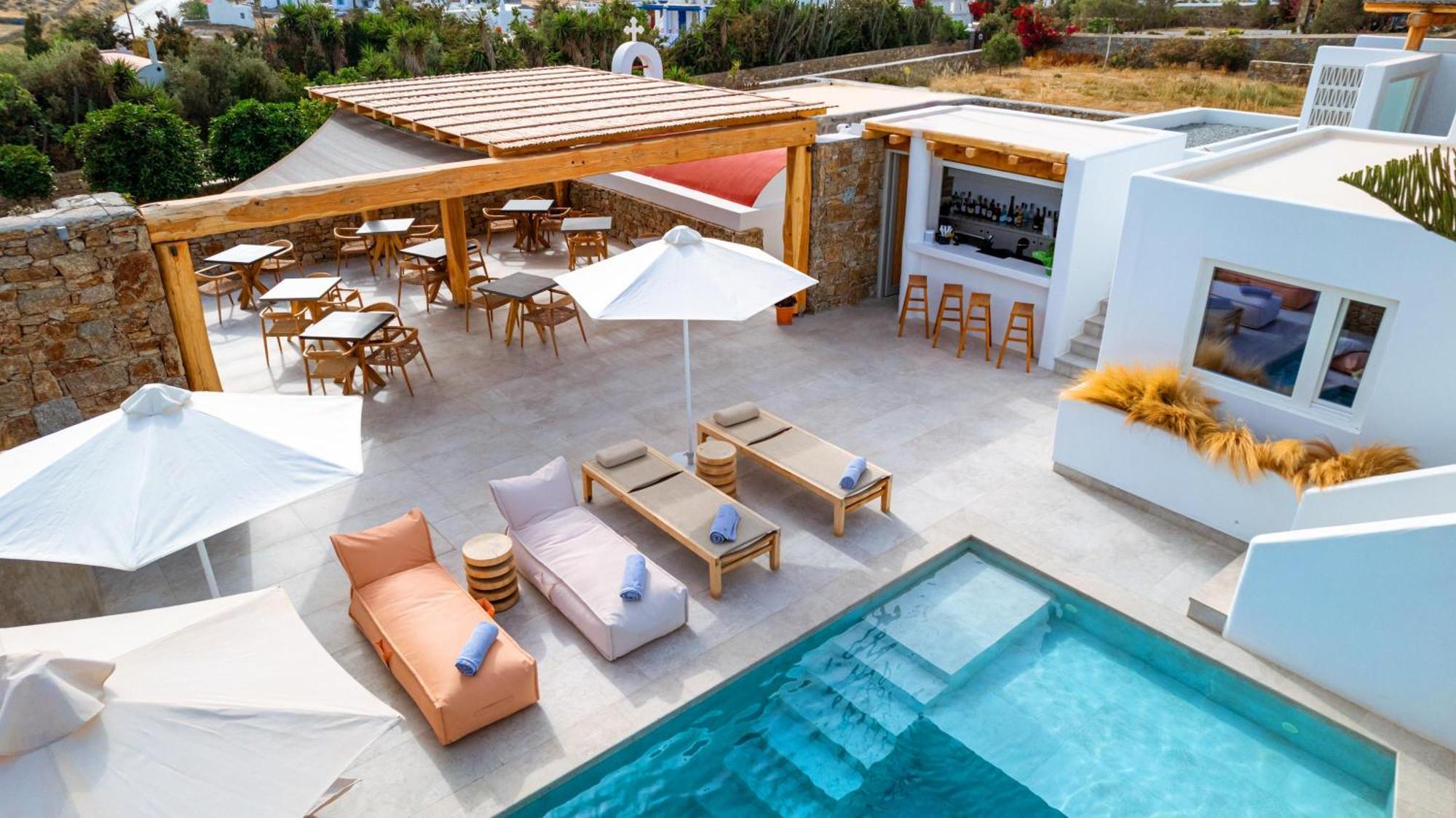 Oliving Mykonos Luxury Suites Klouvas Buitenkant foto