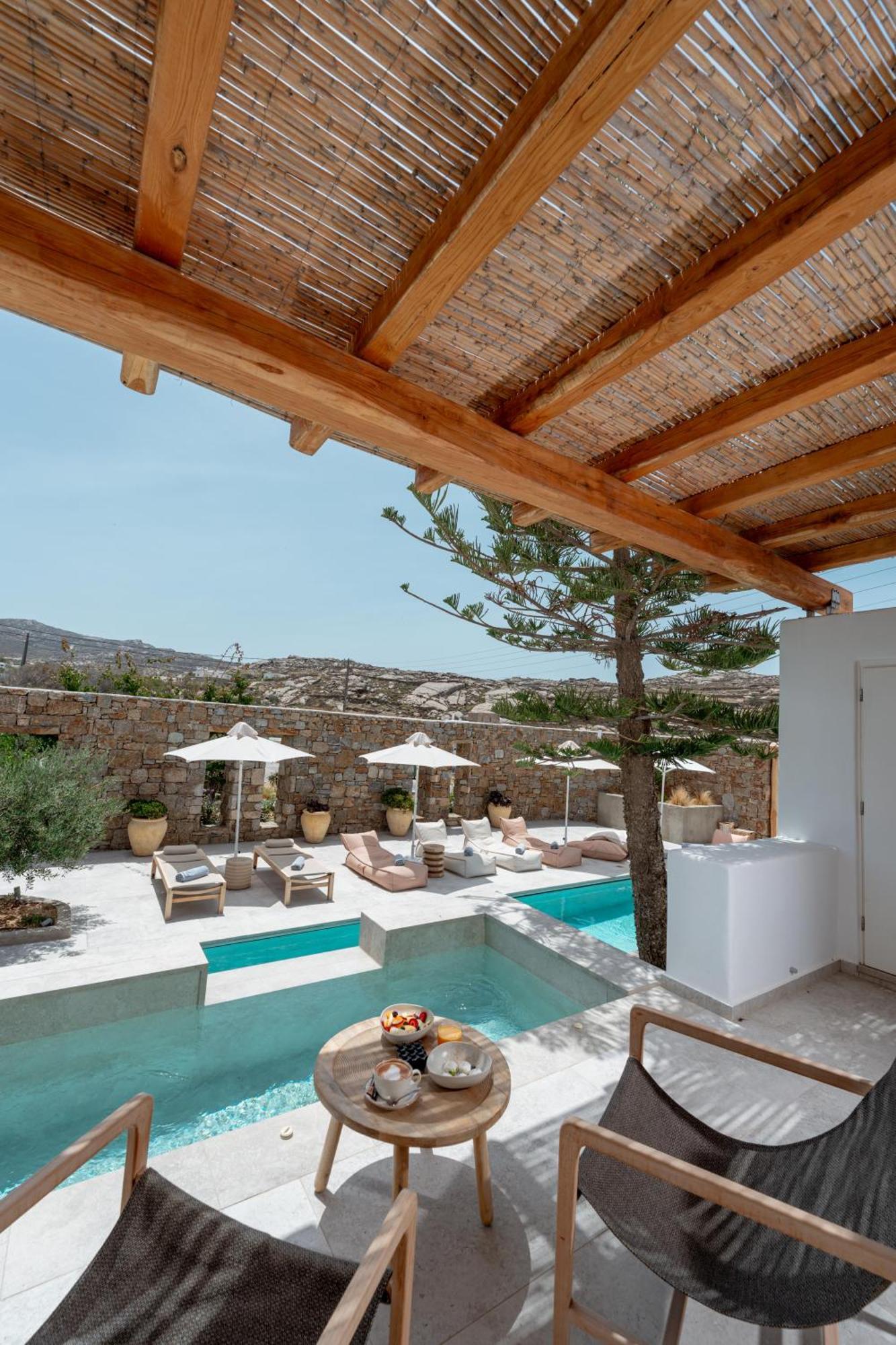 Oliving Mykonos Luxury Suites Klouvas Buitenkant foto